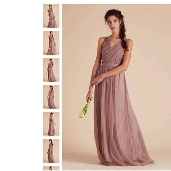 Birdy Grey | Christina Convertible Tulle Dress in Sandy Mauve - Picture 11 of 16